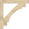 Ekena Millwork Merced Block Rough Sawn Bracket, Douglas Fir, 4"W x 36"D x 36"H BKT04X36X36MRC05RDF - alternate 3